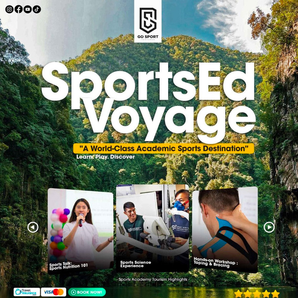 5D4N SportsEd Voyage (Academic Sports Tourism) - Go Sport Ventures (Min 6 pax)