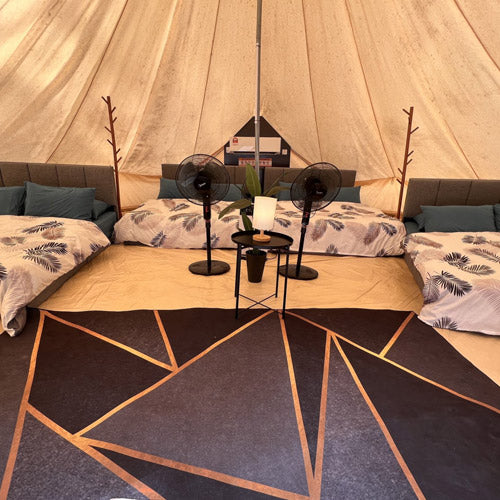 Deluxe Tent Bed & Breakfast - Gopeng Glamping Park (8 Pax WEEKDAYS ONLY)