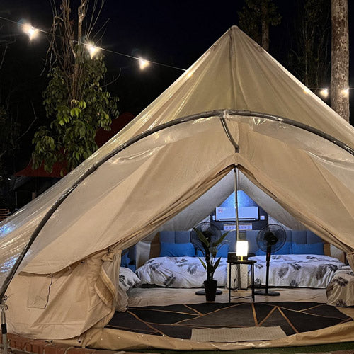 Deluxe tent best sale