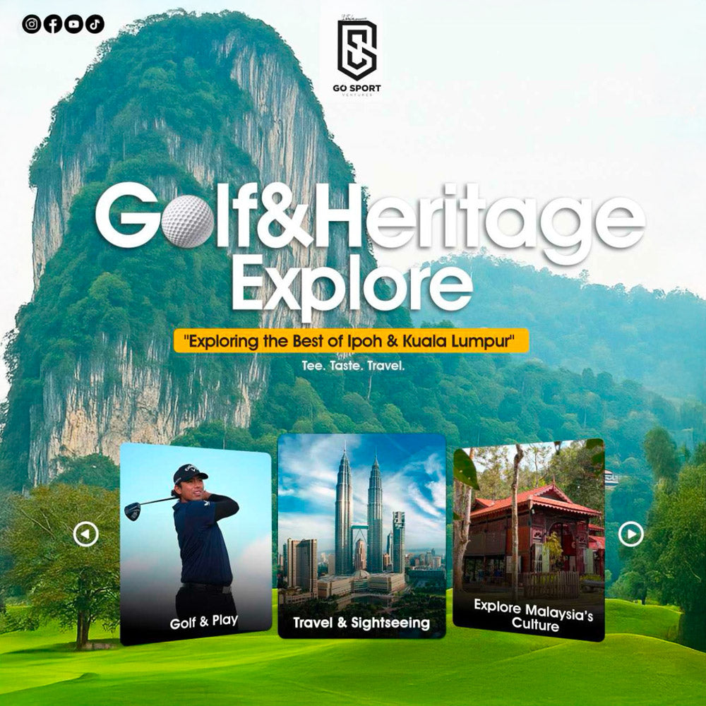 7D6N Golf & Heritage Explore - Go Sport Ventures (Min 6 pax)